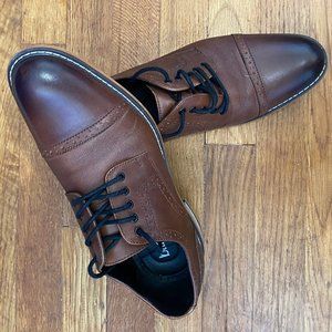 Bar III Brown Burnt Umber, Derby Dress Shoes
